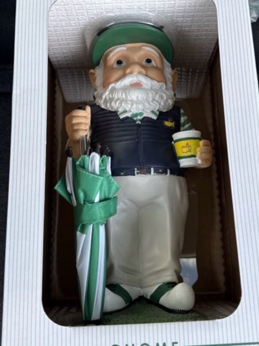 2026 Masters Golf Gnome Figurine with Green Accents